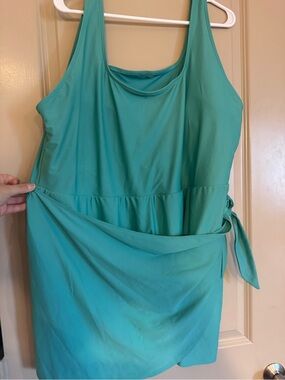Old Navy side tie bathing suit swim dress